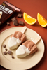 Abink Halal Lava Chocolate & Milk Small Corn Soft Ice Cream with Bag Packaging Ready to Eat