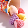Abink New Design Happy mini 3D Ice Cream Four Fruity Flavors-Chocolate Strawberry with Sugar Additives Packaged in A Bag