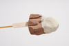 Abink Halal Lava Chocolate & Milk Small Corn Soft Ice Cream with Bag Packaging Ready to Eat