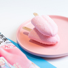 Abink Xiao Ai Popsicle Trending Pink Coconut Ice Cream With Chocolate Milk Additives Crispy Coconut Flavor Packaged in a Bag