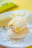 Abink Xiao Ai Durian Ice Cream Soft Center & Flowing Chocolate Crispy Shell Flavorful Additives