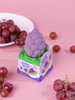 Abink 3D Grape Shape Ice Cream-Purple Grape Flavor 90g Bag Fruit Flavored Frozen Dessert Ready to Eat