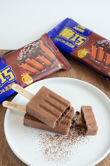 Abink Magical Crispy Chocolate Flavor Ice Cream Trending Popsicle with Texture Dairy Milk Ready to Eat