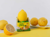 Abink 3D Lemon Shape Ice Cream-Sour Sweet Lemon Flavor 90g Bag Fruit Frozen Dessert Ready to Eat