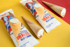 Abink Katyusha Russian Style Eco-Friendly Big Crispy Crispy Tube Ice Cream Egg Flavor Includes Milk
