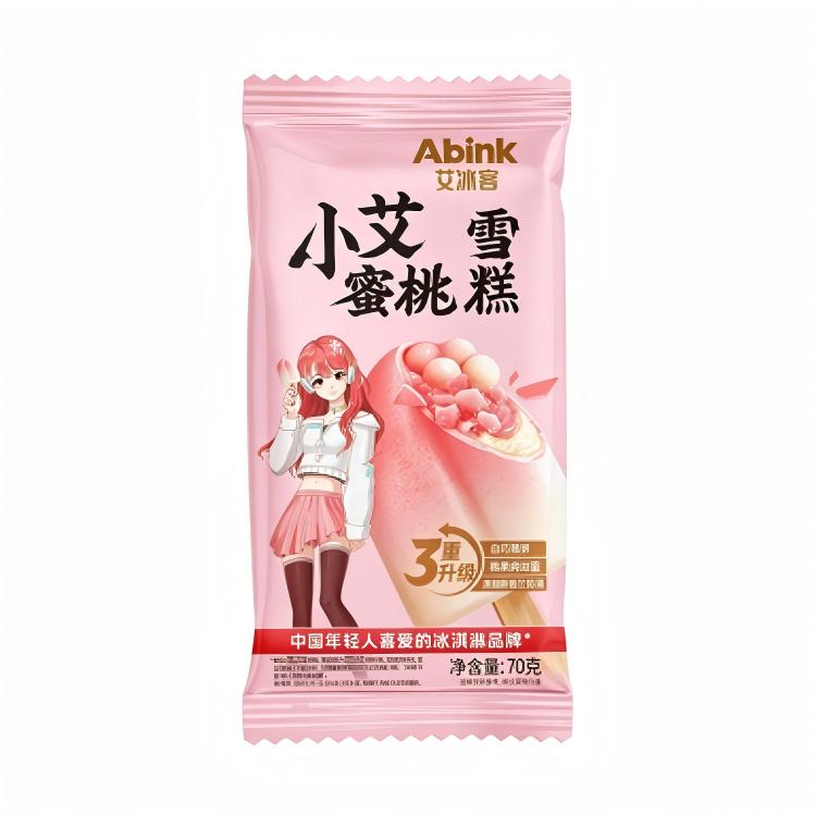Abink Xiao Ai Crispy Chocolate Peach Stick Ice Cream Milk Additives