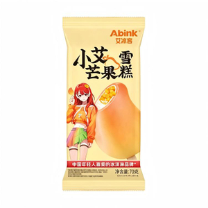 Abink's Trending Xiao Ai Golden Mango Popsicle Crispy Mango Flavor Meets Chocolate Milk Additives