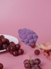 Abink 3D Grape Shape Ice Cream-Purple Grape Flavor 90g Bag Fruit Flavored Frozen Dessert Ready to Eat