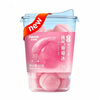 Abink Peach Slushie Pops Fruit Flavor Slush Frozen Treat with Juicy Peach Taste