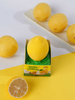 Abink 3D Lemon Shape Ice Cream-Sour Sweet Lemon Flavor 90g Bag Fruit Frozen Dessert Ready to Eat